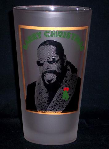 2001 Christmas Glass - Barry White Christmas